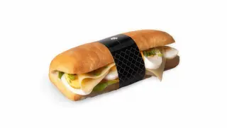 Ciabatta z serami i jajkiem