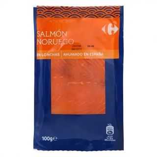 Salmón Ahumado Noruego Carrefour 100 Gr.