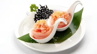 Gunkan Flambè Sake