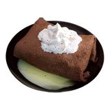 Crna palačinka u vanilija kremi