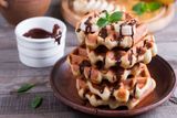 Waffle speciale banana