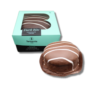 Мини цуреки с шоколадов крем – глазура от тъмен шоколад "Dark Bite" 150г