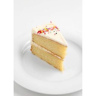 Cream sliced cake