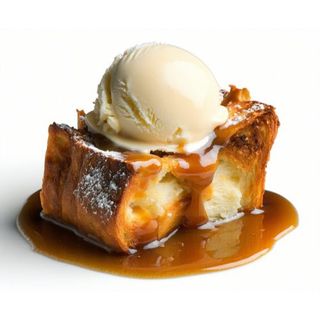 Torreja Con Helado De Vainilla