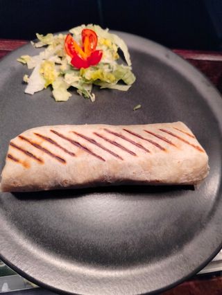 Tortilla z krewetkami