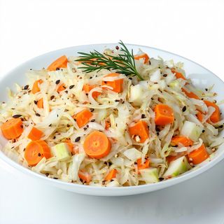 Surówka z kiszonej kapusty