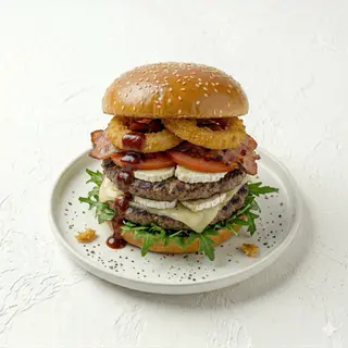 Goat Cheese Double Burger