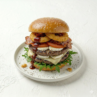 Goat Cheese Double Burger