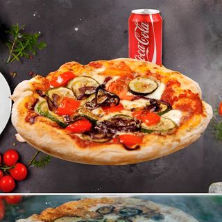 Pizza Végétarienne+soda