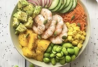 Poke bowls Crevettes