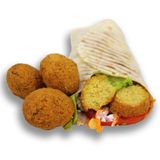 Tacos falafel vegetal 