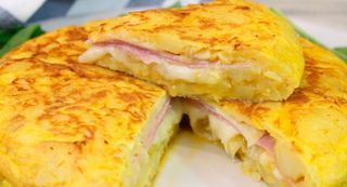 Tortilla De York, Queso Y Patatas