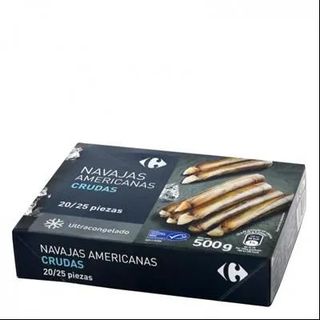 Navajas Crudas Carrefour 500 Gr.
