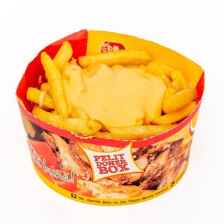 Cartofi prajit cu sos cheddar