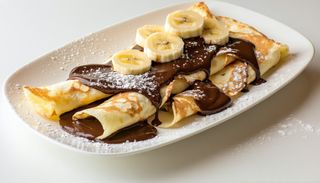 Clătite cu Finetti și banane