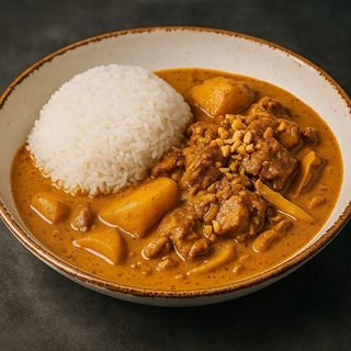 Massaman curry rice - 1 chilli