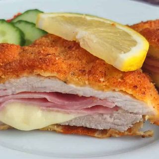 Cordon blue con patatine