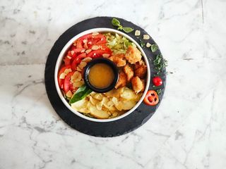 Salade Poulet Pané