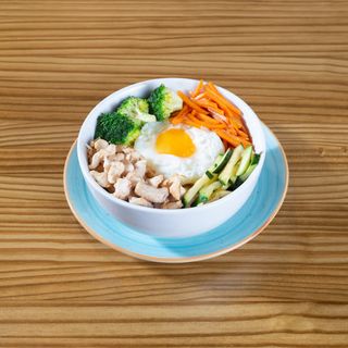 Mini Bowl Menú Niño Con Pollo Y Arroz