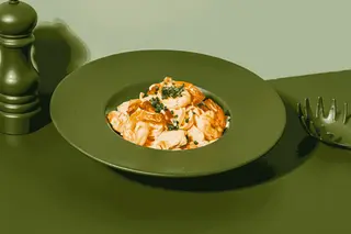 Tagliatelle cu Pui si Creveti 400gr
