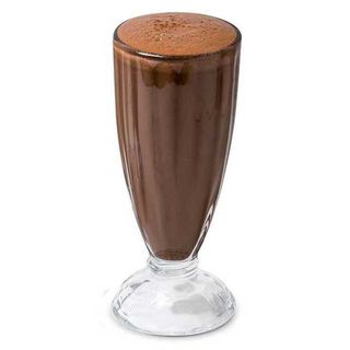 Batido natural de helado de chocolate