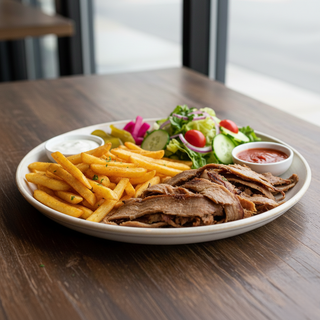 Shaorma farfurie pui rotisat