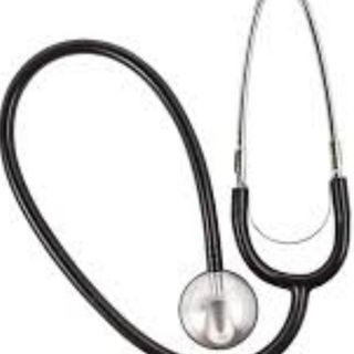 Stéthoscope Noir Haute Qualité سماعة الطبيب تسمع الرئتين والقلب والبطن