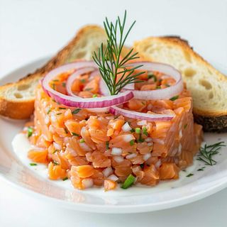 Tatar z łososia