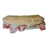 Bocadillo De Bacón Con Queso