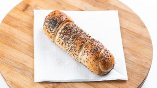 Pretzel dog & cheese