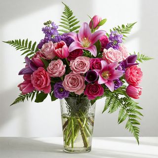 Pink & violet bouquet 
