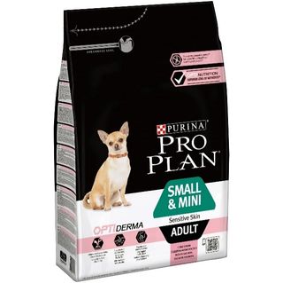 Purina Adult Small & Mini Sensitive Skin OptiDerma Salmon - Сухий корм з м'ясом лосося для дорослих собак дрібних та карликових порід, 700 г