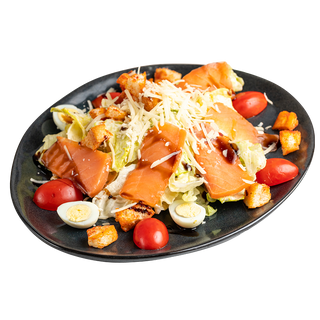Салат "Цезарь с семгой" (250 гр.)