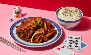 Crea tu Bol Ternera con Bambú y Setas 制作双冬牛肉碗