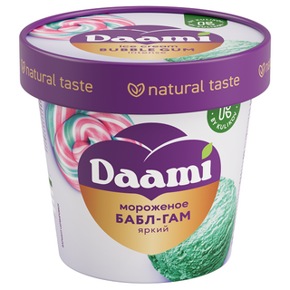 Мороженое премиум DAAMI "Бабл Гам" (0,090 кг)