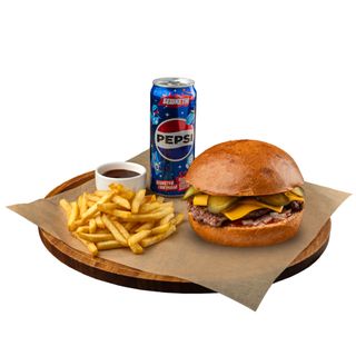 Комбо меню Чізбургер (235/75/25г)