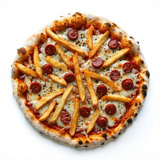 Pizza bianca americana