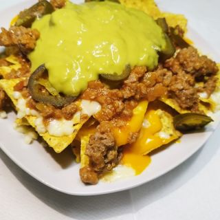 nachos con queso