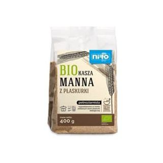 BIO KASZA MANNA Z PŁASKURKI  400 g - NIRO
