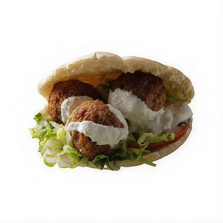 Falafel en pan pita