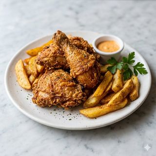 1/2 Pollo Frito
