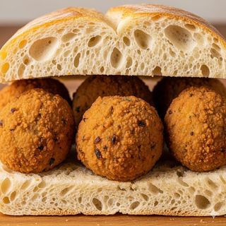 Panino con polpette
