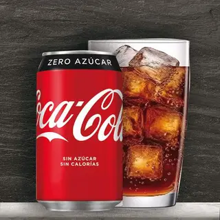 Coca-Cola Zero Azúcar, lata 330ml.