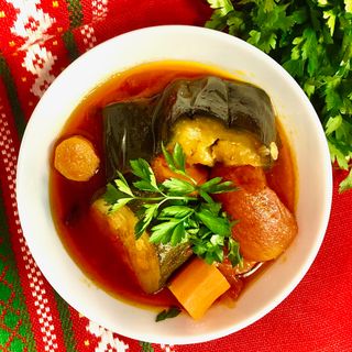 Leczo z cukinii i bakłażana