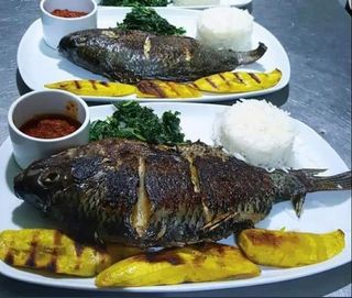 Grilled Tilapia and Plantain 