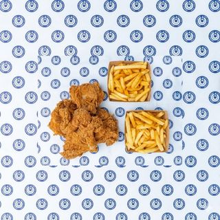 6 Piece Fried Chicken, 2 Fries