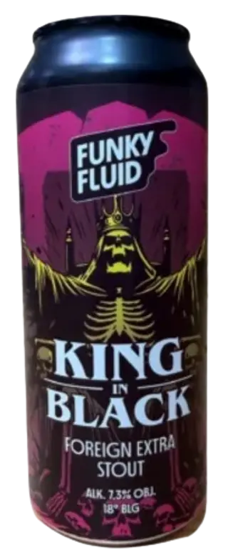 King In Black Funky Fluid Lata 50 cl.