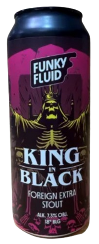 King In Black Funky Fluid Lata 50 cl.