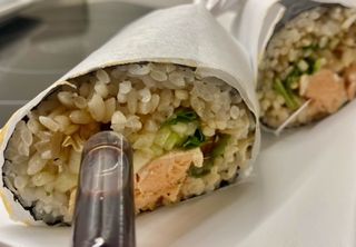 BURRITO SALMON BBQ