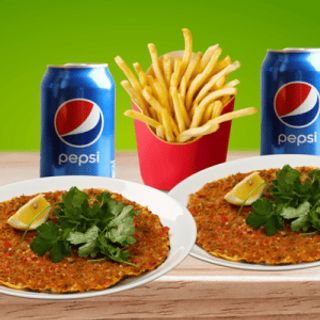 menú pareja lahmacun